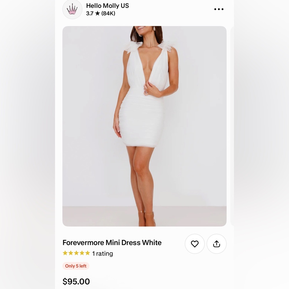 Hello Molly forever more Mini Dress